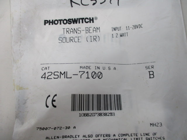 Allen Bradley via TCS 42SML7100 Ser. B NSFP 42SML 7100
