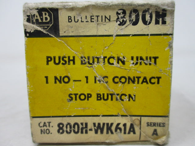 Allen Bradley via TCS 800HWK61A Ser. A NSFP (BK/YL) 800H WK61A