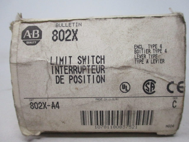Allen Bradley via TCS 802XA4 Ser. C NSFP (WH) 802X A4