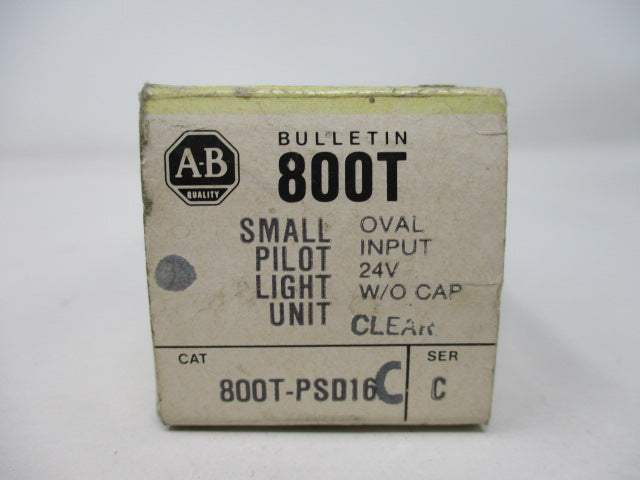 Allen Bradley via TCS 800TPSD16C Ser. C NSFP (BK/YL) 800T PSD16C