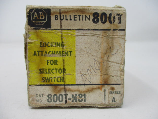 Allen Bradley via TCS 800TN81 Ser. A NSFP (BK/YL) 800T N81