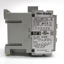 Allen Bradley via TCS 100C16EJ10 Ser. B NSFP (BR/WH) 100 C16EJ10