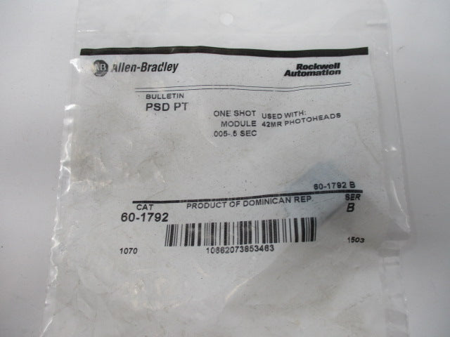 Allen Bradley via TCS 601792 Ser. B NSFP 60 1792