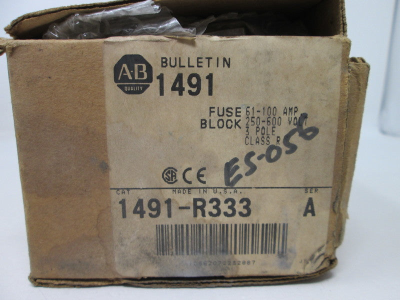 Allen Bradley via TCS 1491R333 Ser. A NSFP (BR/WH) 1491 R333
