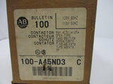 Allen Bradley via TCS 100A45ND3 Ser. C NSFP (BR/WH) 100 A45ND3