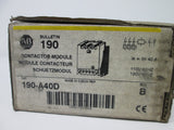 Allen Bradley via TCS 190A40D Ser. B NSFP (BK/YL) 190 A40D