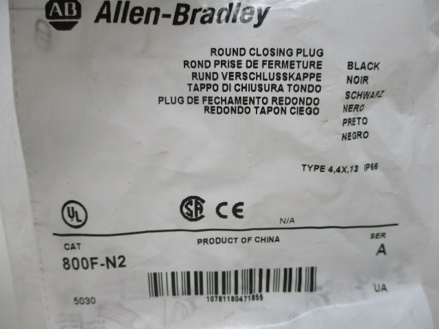 Allen Bradley via TCS 800FN2 Ser. A NSFP 800F N2