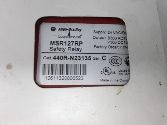 Allen Bradley via TCS 440RN23135 Ser. C NSFP (WH) 440R N23135