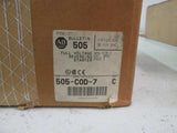 Allen Bradley via TCS 505COD7 Ser. C NSFP (BR/WH) 505 COD 7