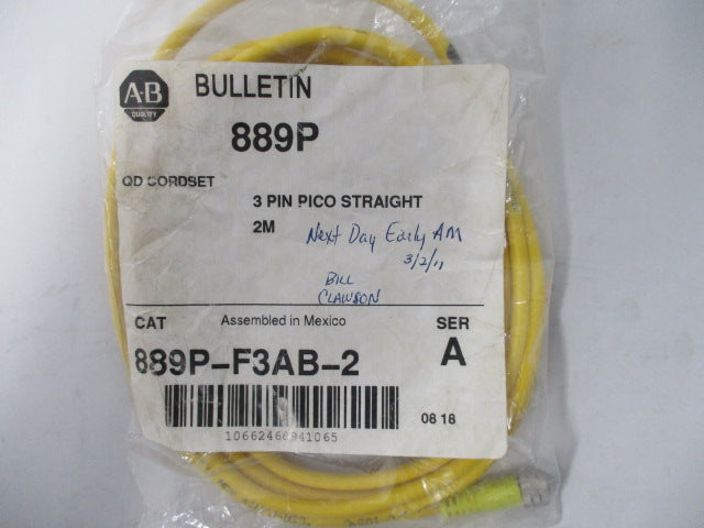 Allen Bradley via TCS 889PF32 Ser. A NSFP 889P F3 2