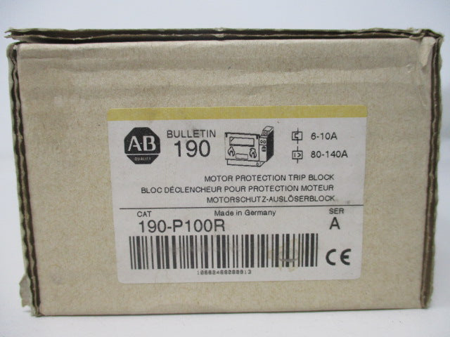Allen Bradley via TCS 190P100R Ser. A NSFP (WH) 190 P100R