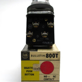 Allen Bradley via TCS 800TKD1B19 Ser. A NSFP (BK/YL) 800T KD1B19