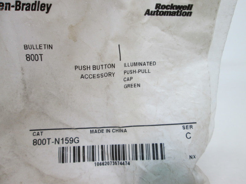 Allen Bradley via TCS 800TN159G Ser. A NSFP 800T N159G