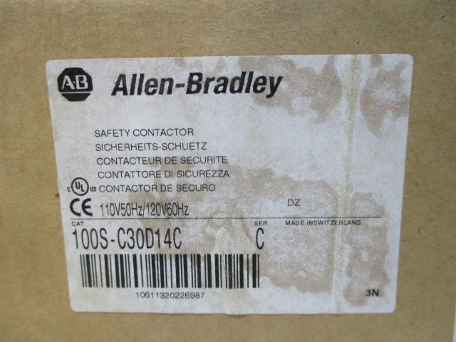 Allen Bradley via TCS 100SC30D14C Ser. C NSFP (BR/WH) 100S C30D14C