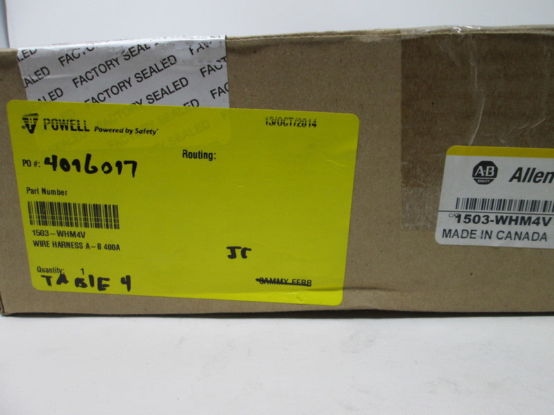 Allen Bradley via TCS 1503WHM4V NSFP (BR/YL) 1503 WHM4V