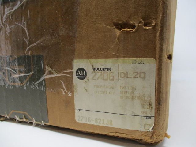 Allen Bradley via TCS 2706B21J8 Ser. C  NSFP (BR/WH) 2706 B21J8