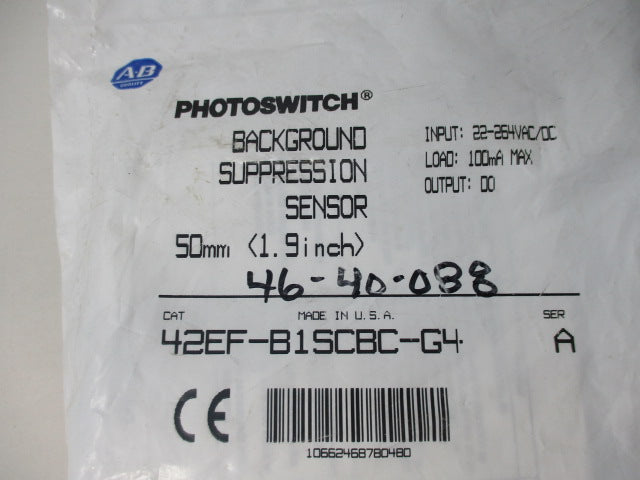 Allen Bradley via TCS 42EFB1SCBCG4 Ser. A NSFP 42EF B1SCBC G4