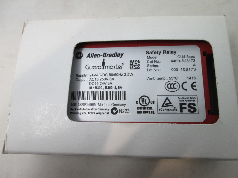 Allen Bradley via TCS 440RS23173 Ser. A NSFP (WH) 440R S23173