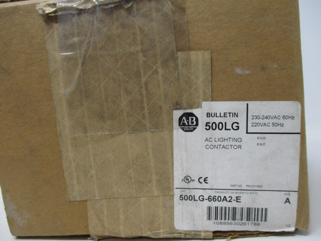 Allen Bradley via TCS 500LG660A2E Ser. A NSFP (BR/WH) 500LG 660A2E
