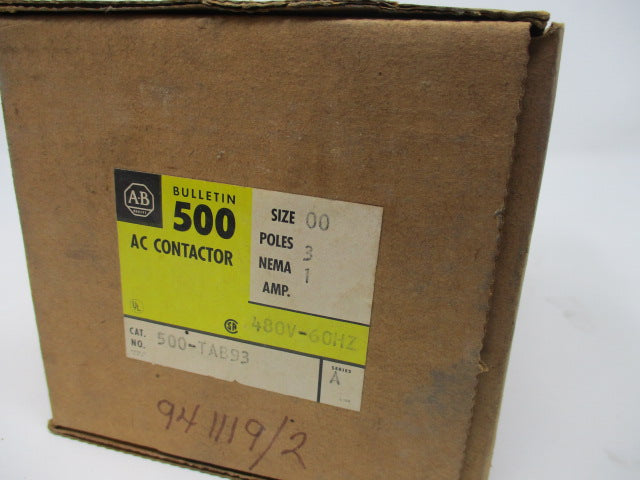 Allen Bradley via TCS 500T93 Ser. A NSFP (BR/YL) 500 T93