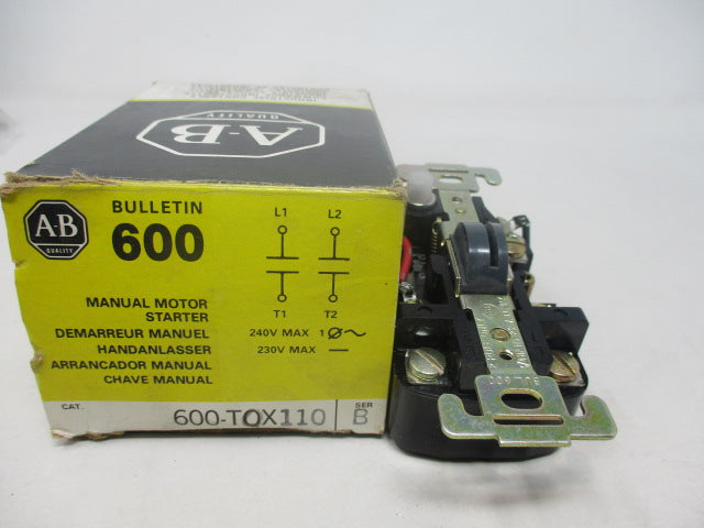 Allen Bradley via TCS 600TOX110 Ser. B NSFP (BK/YL) 600 TOX110