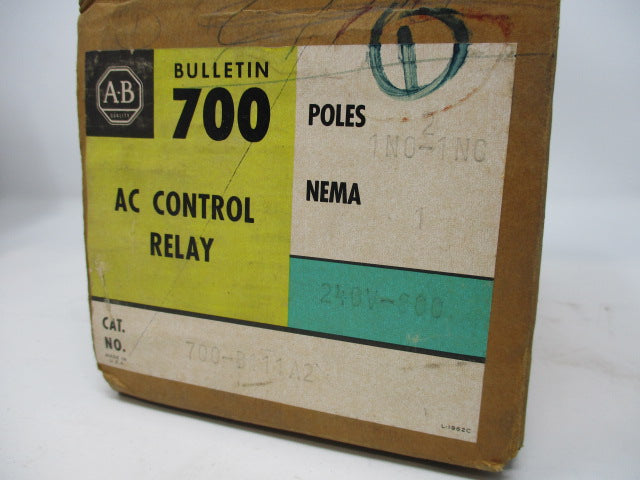 Allen Bradley via TCS 700B111A2 240V NSFP (BR/YL) 700 B111A2