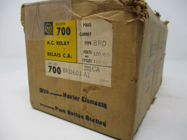 Allen Bradley via TCS 700BRD601A1 Ser. CA NSFP (BR/YL) 700B RD601A1