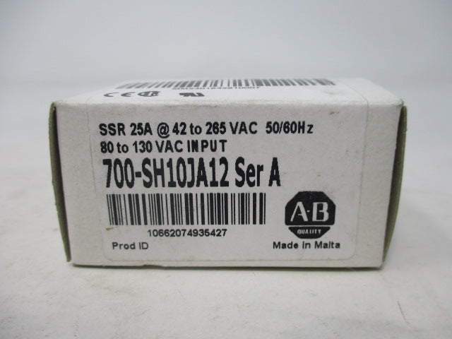 Allen Bradley via TCS 700SH10JA12 Ser. A NSFP (WH) 700 SH10JA12