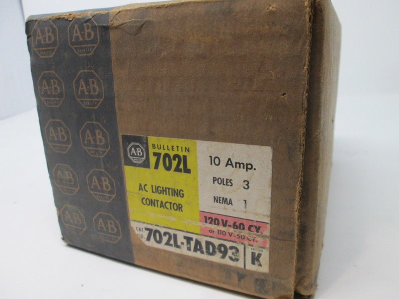 Allen Bradley via TCS 702LTAD93 Ser. K NSFP (BR/YL) 702L TAD93