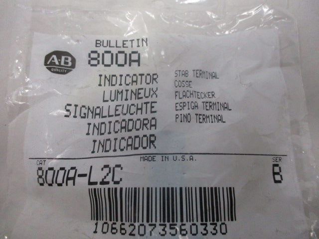 Allen Bradley via TCS 800AL2C Ser. B NSFP 800A L2C