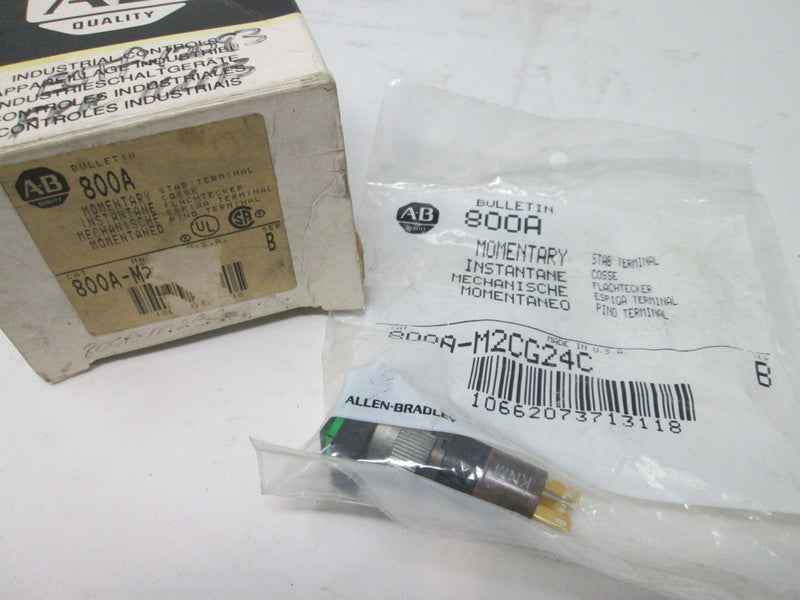 Allen Bradley via TCS 800AM2CG24C Ser. B NSFP (BK/YL)  800A M2CG24C