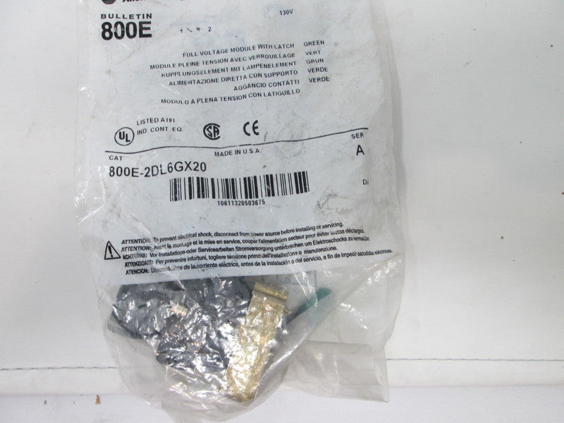 Allen Bradley via TCS 800E2DL6GX20 Ser. A NSFP 800E 2DL6GX20