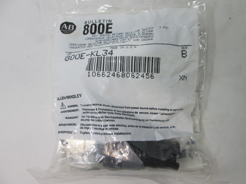 Allen Bradley via TCS 800EKL34 Ser. B NSFP 800E KL34