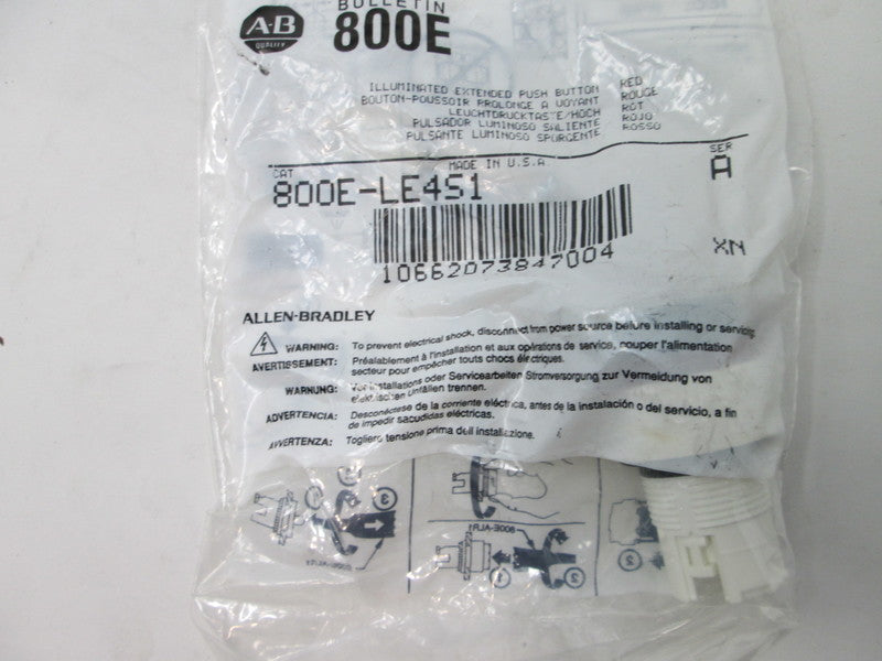 Allen Bradley via TCS 800ELE4S1 Ser. A NSFP 800E LE4S1