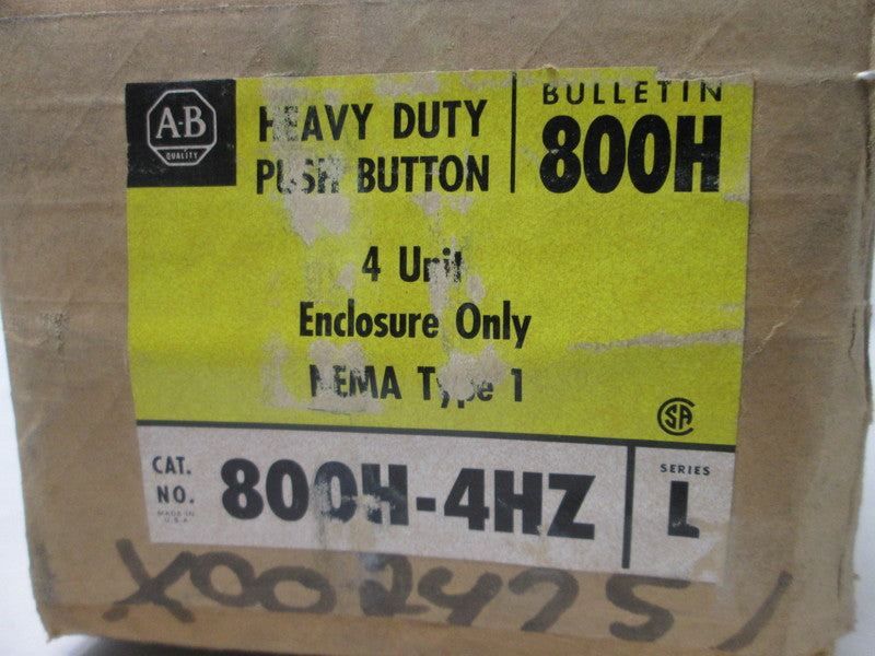 Allen Bradley via TCS 800H4HZ Ser. L NSFP (BR/YL) 800H 4HZ