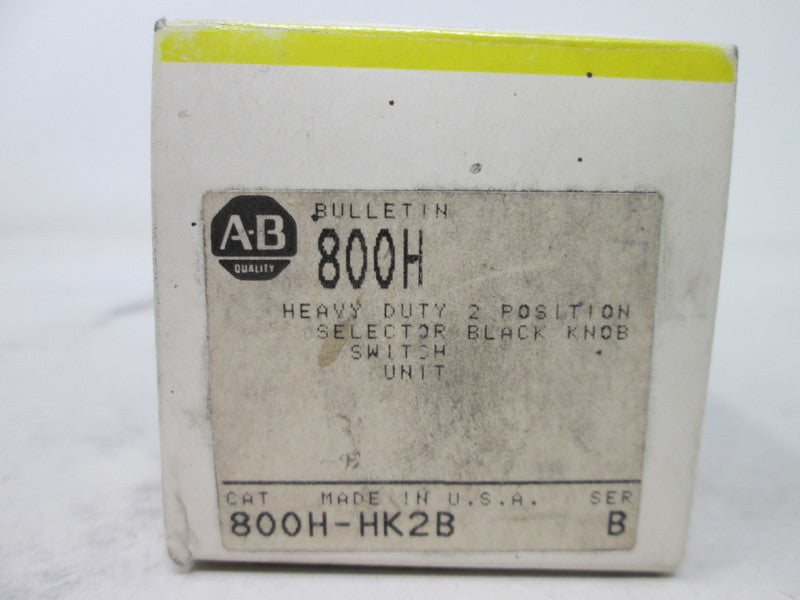 Allen Bradley via TCS 800HHK2B Ser. B NSFP (BK/YL) 800H HK2B