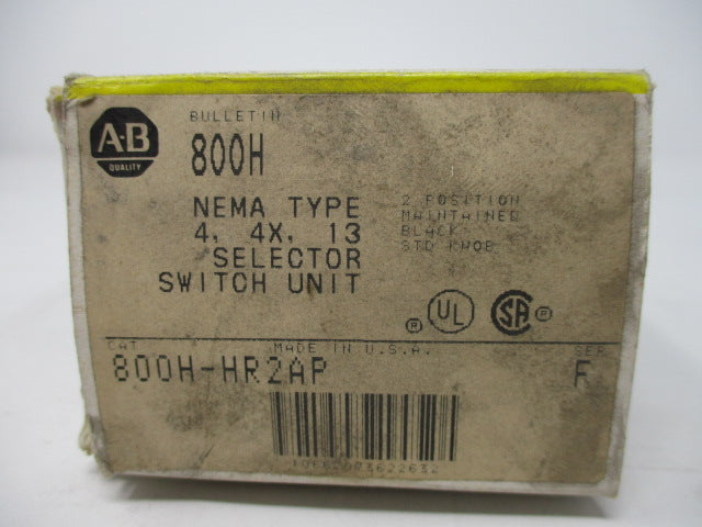 Allen Bradley via TCS 800HHR2AP Ser. F NSFP (WH/YL)  800H HR2AP