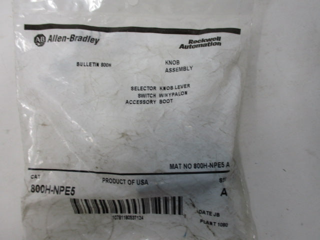 Allen Bradley via TCS 800HNPE5 Ser. A NSFP 800H NPE5