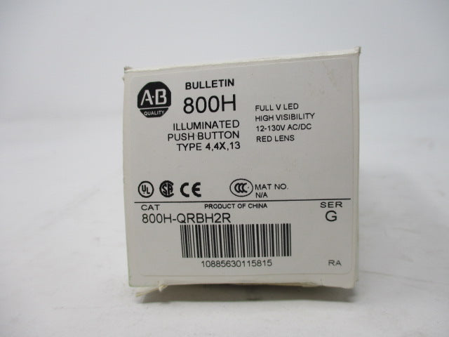 Allen Bradley via TCS 800HQRBH2R Ser. G NSFP (WH) 800H QRBH2R