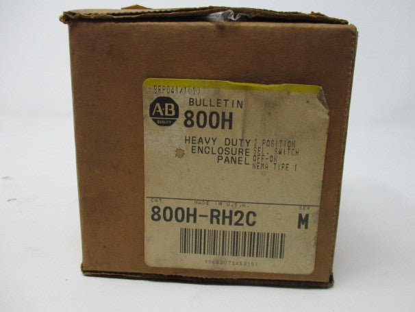 Allen Bradley via TCS 800HRH2C Ser. M NSFP (BR/WH) 800H RH2C