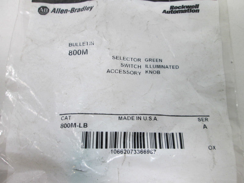 Allen Bradley via TCS 800MLB Ser. A NSFP 800M LB