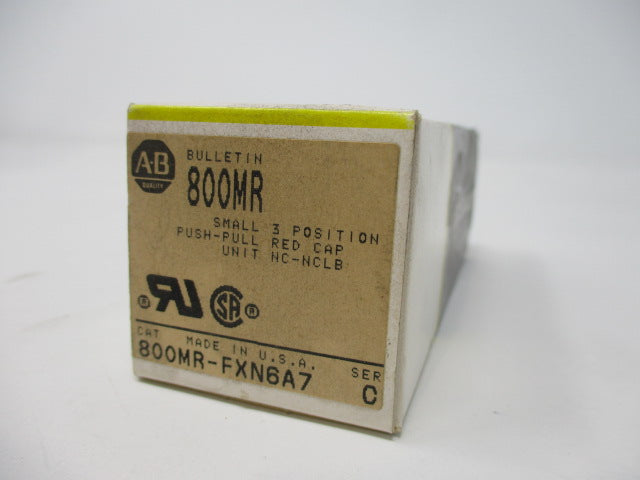 Allen Bradley via TCS 800MRFXN6A7 Ser. C  NSFP (BK/YL) 800MR FXN6A7