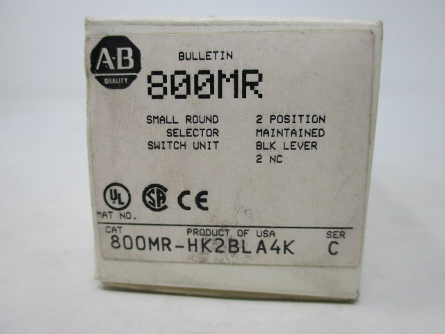 Allen Bradley via TCS 800MRHK2BLA4K Ser. C NSFP (WH) 800MR HK2BLA4K
