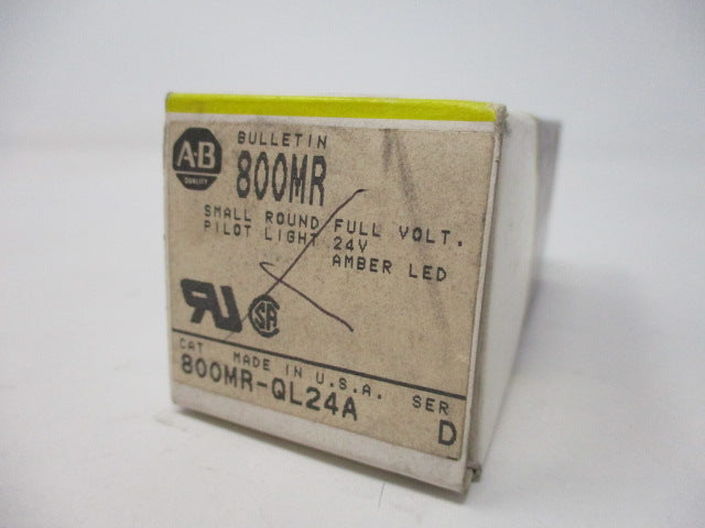 Allen Bradley via TCS 800MRQL24A Ser. D NSFP (BK/YL) 800MR QL24A