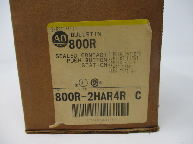 Allen Bradley via TCS 800R2HAR4R Ser. C NSFP (BR/YL) 800R 2HAR4R