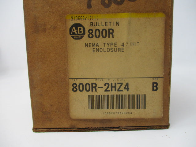 Allen Bradley via TCS 800R2HZ4 Ser. B NSFP (BR/YL) 800R 2HZ4