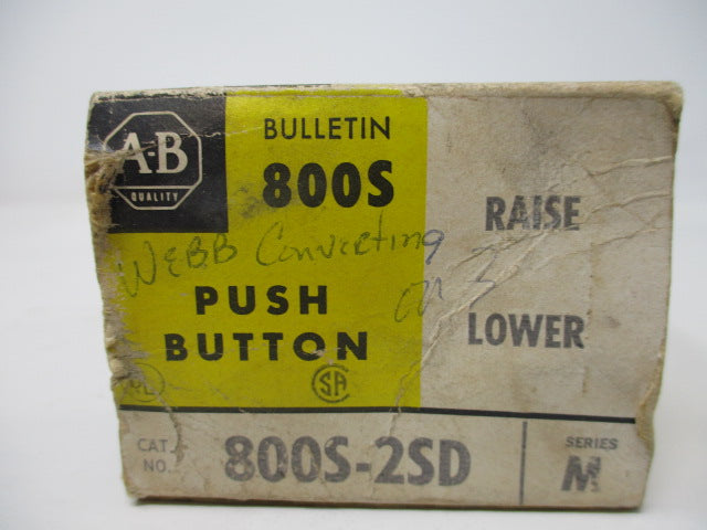 Allen Bradley via TCS 800S2SD Ser. M NSFP (BK/YL) 800S 2SD