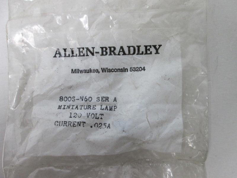 Allen Bradley via TCS 800SN60 Ser. A NSFP 800S N60