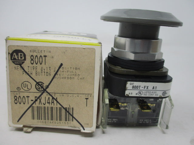 Allen Bradley via TCS 800TFXJ4A1 Ser. T NSFP (BK/YL) 800T FXJ4A1