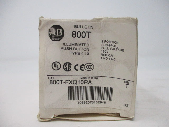 Allen Bradley via TCS 800TFXQ10RA Ser. T NSFP (WH) 800T FXQ10RA